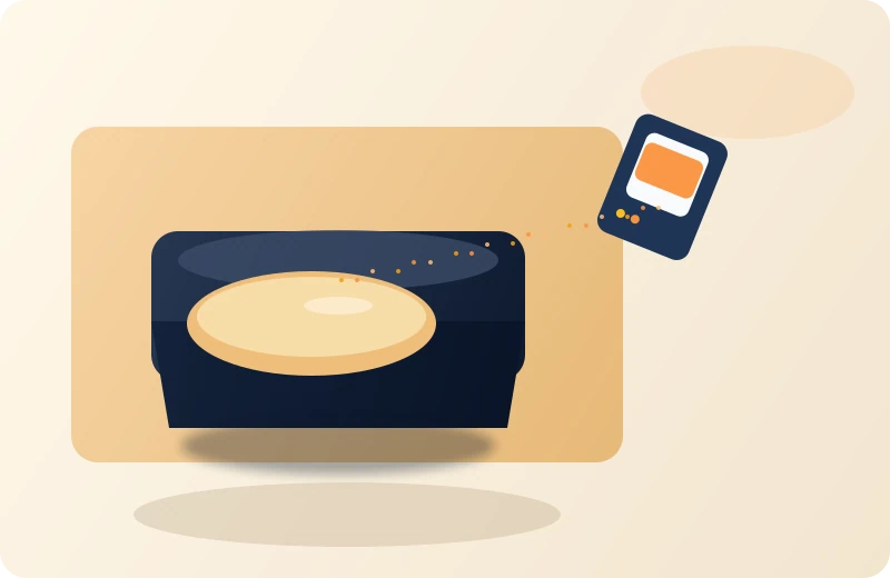 Paso 1 de Pizza congelada en freidora de aire: preparación y condimentado